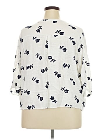 Cure 3/4 Sleeve Blouse (view 2)