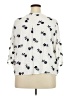 Cure 100% Rayon Ivory 3/4 Sleeve Blouse Size 3XL - photo 2
