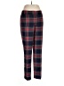 Talbots Plaid Red Casual Pants Size 8 - photo 1
