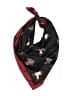 Talbots 100% Silk Burgundy Black Silk Scarf One size - photo 1