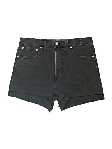 Madewell High-Rise Denim Shorts in Lunar Wash (view 1)