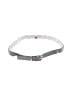 H&M Silver Tan Leather Belt Size L - photo 1