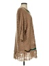 Signature Studio 100% Acrylic Tan Poncho Size S - photo 4
