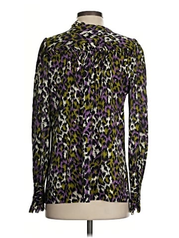 an original MILLY of New York Long Sleeve Silk Top (view 2)