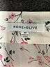 Rose + Olive 100% Polyester Floral Ivory 3/4 Sleeve Blouse Size 2X - photo 7