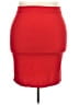 Shein Curve Solid Red Casual Skirt Size 18 Plus (3) - photo 1