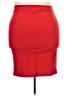 Shein Curve Solid Red Casual Skirt Size 18 Plus (3) - photo 2