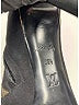 Louis Vuitton 100% Leather Black Suede Open Toe Booties Size EU 36 1/2 - photo 6