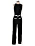Banana Republic 100% Polyester Color Block Black Jumpsuit Size 4 - photo 2