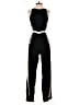 Banana Republic 100% Polyester Color Block Black Jumpsuit Size 4 - photo 1