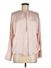 MNG Pink Long Sleeve Blouse Size 6 - photo 1