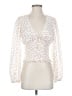 Lulus 100% Polyester Ivory 3/4 Sleeve Blouse Size S - photo 1