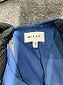 Milly Solid Blue Casual Dress Size 8 - photo 7
