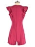 Black Halo Solid Red Burgundy Romper Size 6 - photo 2