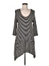 Cha Cha Vente Stripes Black Casual Dress Size M - photo 1