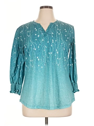 Lomon 3/4 Sleeve Blouse (view 1)