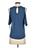 Mine Blue Short Sleeve Top Size S - photo 2