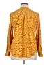 Como Blu Polka Dots Yellow Long Sleeve Blouse Size XL - photo 2