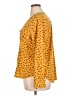 Como Blu Polka Dots Yellow Long Sleeve Blouse Size XL - photo 5