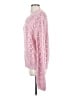 Kittenish Hearts Pink Pullover Sweater Size XS - photo 5