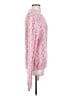 Kittenish Hearts Pink Pullover Sweater Size XS - photo 4
