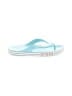 Crocs Blue Flip Flops Size 10 - photo 1
