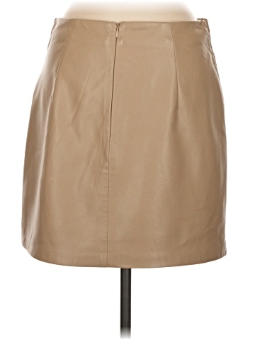 MNG Faux Leather Skirt (view 2)