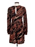 BP. 100% Rayon Print Brown Casual Dress Size S - photo 2