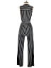Monteau Stripes Black Jumpsuit Size M - photo 2