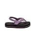 Rainbow Purple Flip Flops Size 3 - 4 Kids - photo 1