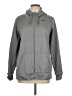 Nike 100% Polyester Gray Zip Up Hoodie Size L - photo 1