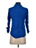 Unbranded 100% Rayon Blue 3/4 Sleeve Blouse Size S - photo 2