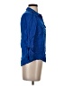 Unbranded 100% Rayon Blue 3/4 Sleeve Blouse Size S - photo 4