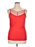 Thalia Sodi Red Sleeveless Top Size XL - photo 1