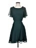 Lulus 100% Polyester Solid Teal Cocktail Dress Size S - photo 1