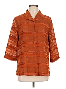 French Laundry 3/4 Sleeve Button Down Shirt
