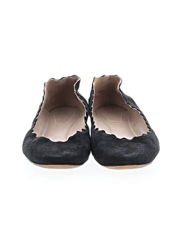 Chloé Suede Lauren Ballerina Flats (view 2)