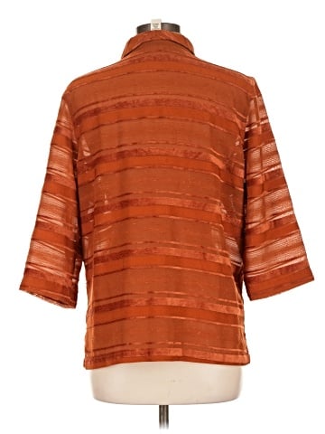 French Laundry 3/4 Sleeve Button-Down Shirt (view 2)