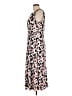 Perceptions Print Pink Cocktail Dress Size L - photo 5