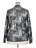 Assorted Brands Metallic Silver Long Sleeve Blouse Size 2X - photo 2