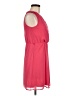 New Look 100% Polyester Solid Pink Cocktail Dress Size 8 - photo 4