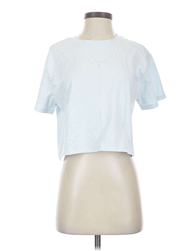 Pre-owned Open Edit Short Sleeve T-shirt In Blue