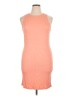 ASOS Solid Orange Cocktail Dress Size 14 - photo 1