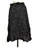 Shein 100% Polyester Animal Print Black Casual Skirt Size 6 - photo 2