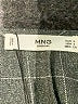 MNG Plaid Gray Casual Dress Size 4 - photo 7