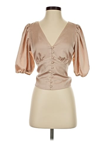 Abercrombie & Fitch Short Sleeve Blouse (view 1)