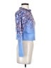 N&B Noire Blanc Animal Print Blue Jacket Size S - photo 4