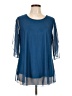 SeSe Code Blue 3/4 Sleeve Blouse Size L - photo 1