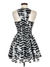 Guess 100% Polyester Graphic Silver Cocktail Dress Size 6 - photo 2