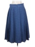 J.Crew 100% Polyester Polka Dots Blue Casual Skirt Size 2 - photo 2